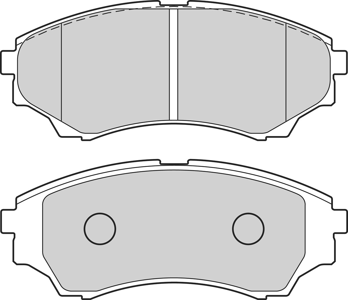 Jeu de 4 plaquettes de frein VALEO ref. 302608